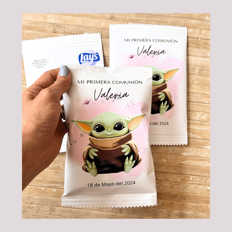 CHIP BAG PERSONALIZADA comunión - Madan desing