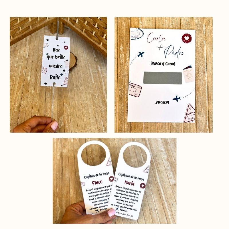 PACK Rascas Capitán mesa y Porta bengalas - Madan desing