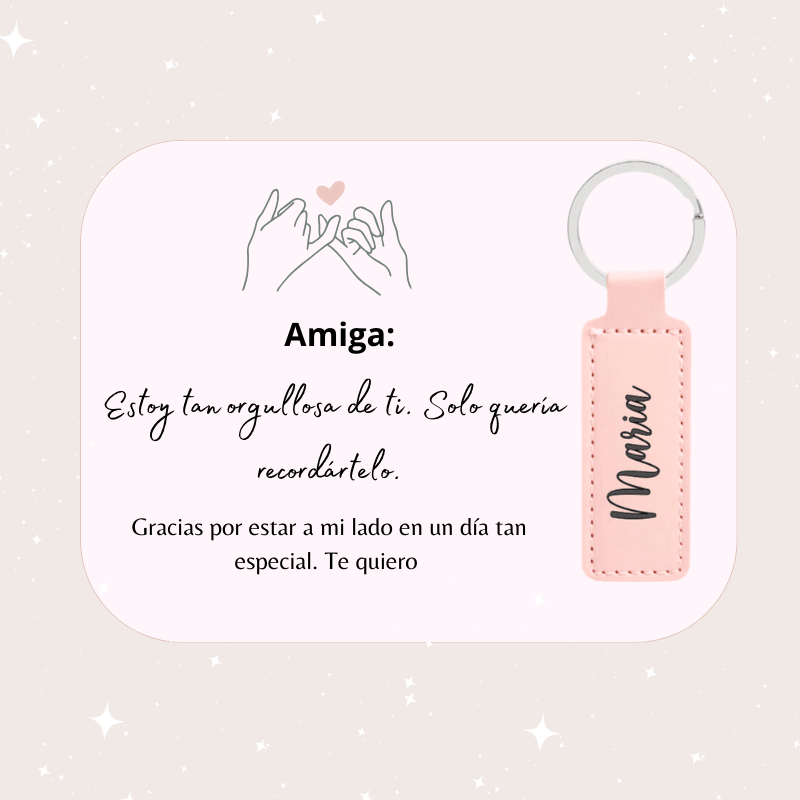 LLAVERO POLIPIEL PERSONALIZADO - Madan desing