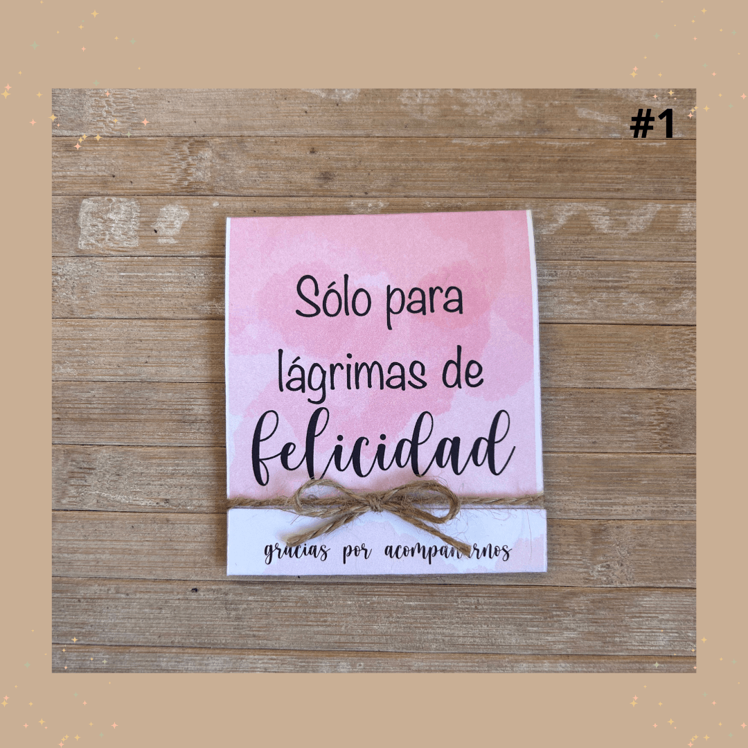 LÁGRIMAS DE FELICIDAD - Madan desing