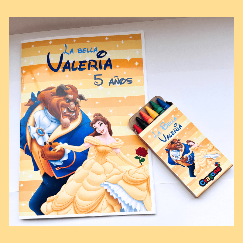 LIBRO COLOREAR CUMPLEAÑOS INFANTIL - Madan desing