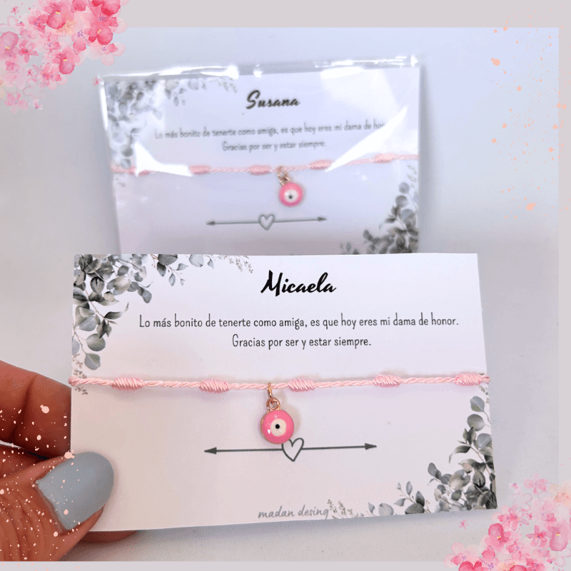 PULSERA 7 NUDOS ojo turco - Madan desing