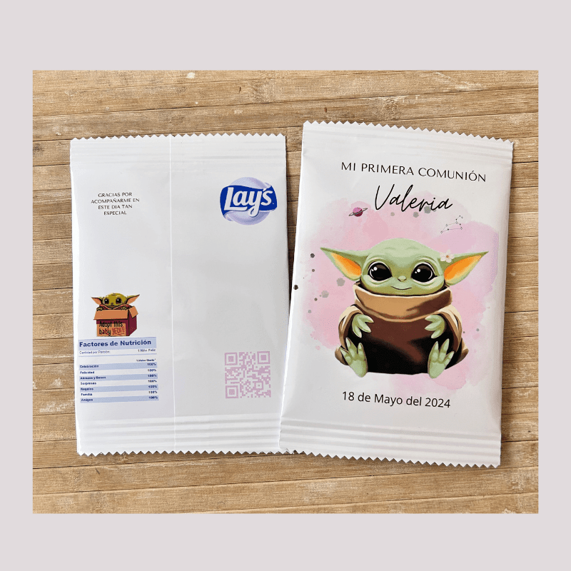 CHIP BAG PERSONALIZADA comunión - Madan desing