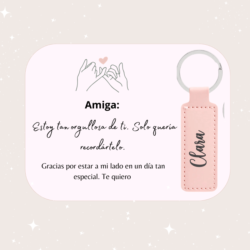 LLAVERO POLIPIEL PERSONALIZADO - Madan desing