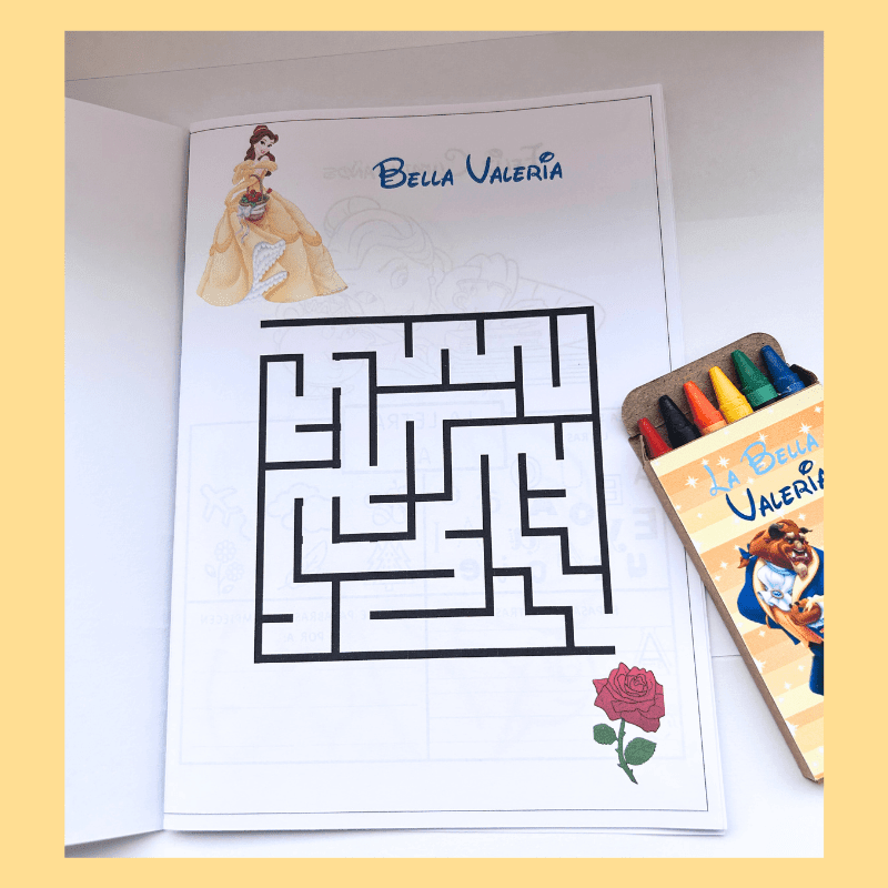 LIBRO COLOREAR CUMPLEAÑOS INFANTIL - Madan desing
