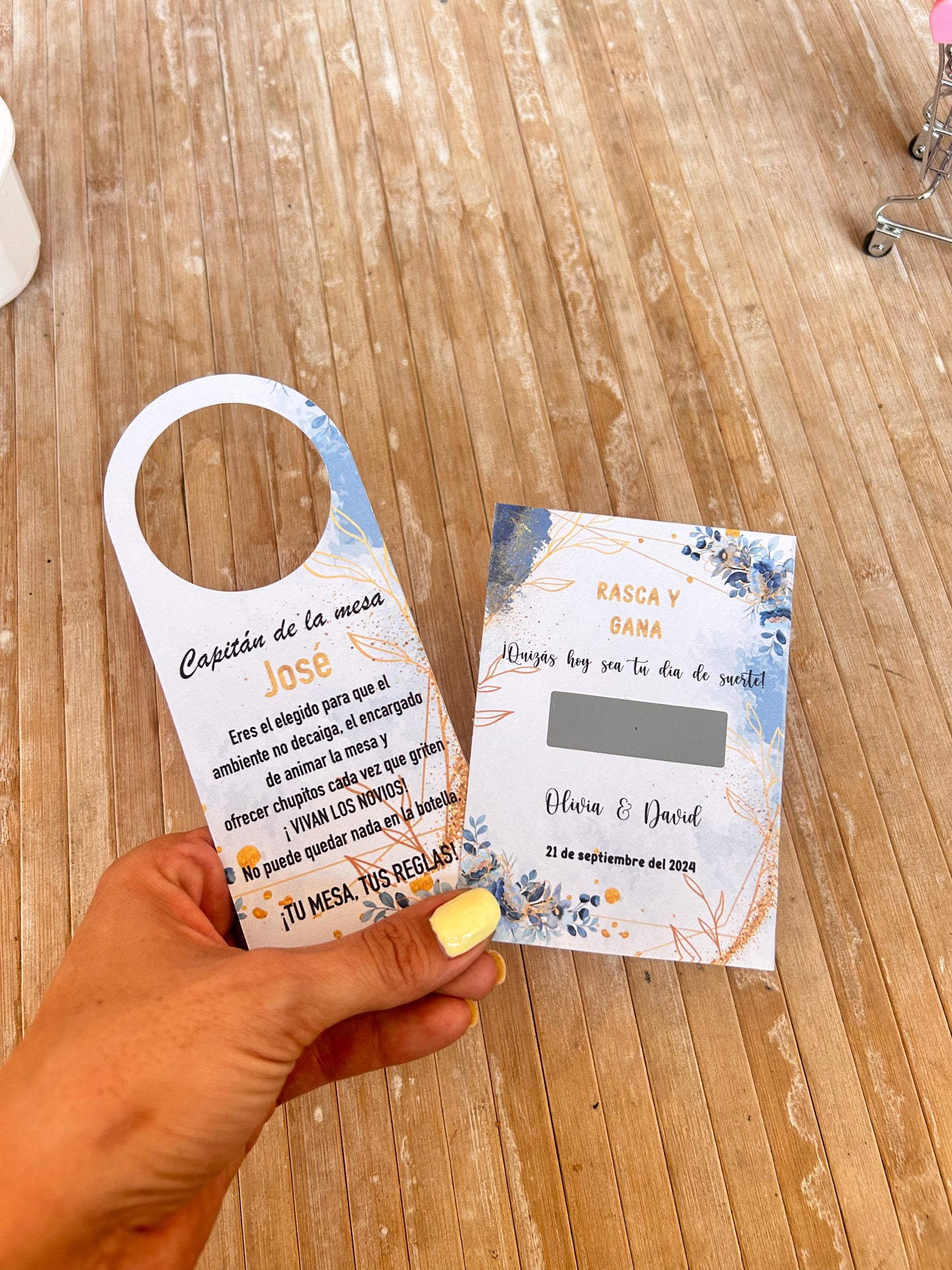 TAG BOTELLAS capitán boda