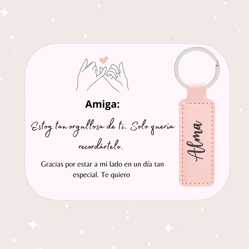 LLAVERO POLIPIEL PERSONALIZADO - Madan desing