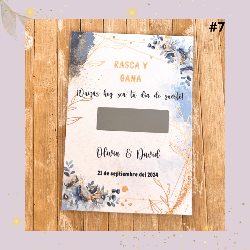 RASCA Y GANA BODA - Madan desing