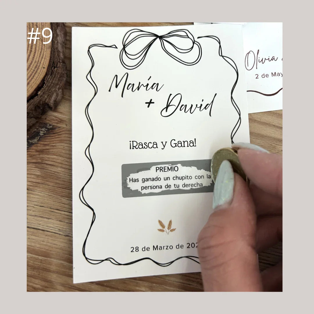 RASCA Y GANA BODA