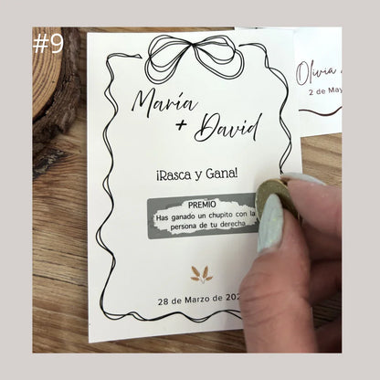 RASCA Y GANA BODA