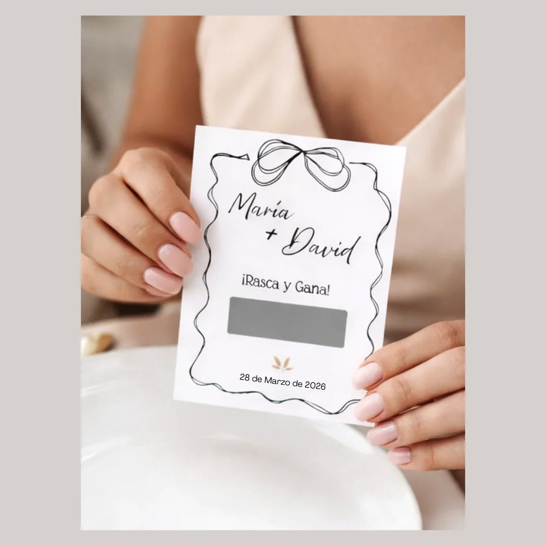 RASCA Y GANA BODA