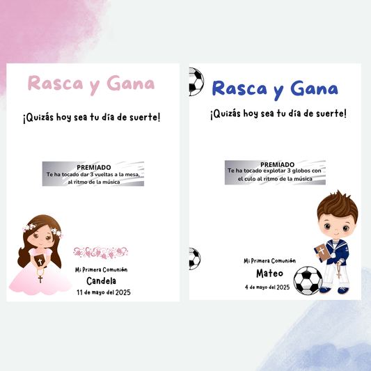 RASCA Y GANA COMUNIÓN