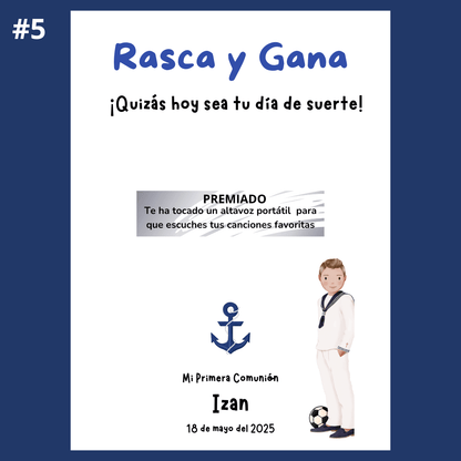 RASCA Y GANA COMUNIÓN