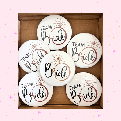 PACK CHAPAS TEAM BRIDE